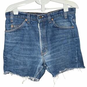 Levi’s Vintage Orange Tab Cutoff Jean Shorts 80s- Size 36